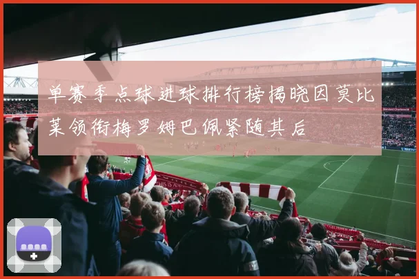 单赛季点球进球排行榜揭晓因莫比莱领衔梅罗姆巴佩紧随其后